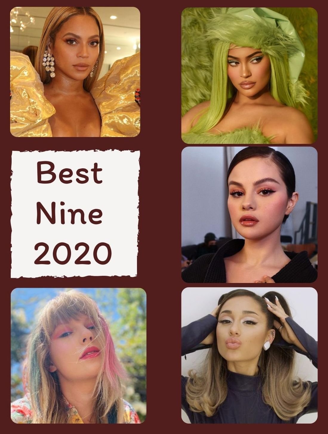 Best Nine 2020 ภาพที่มียอดไลค์สูงสุดใน Instagram ของ 5 ซุปตาร์ตัวแม่