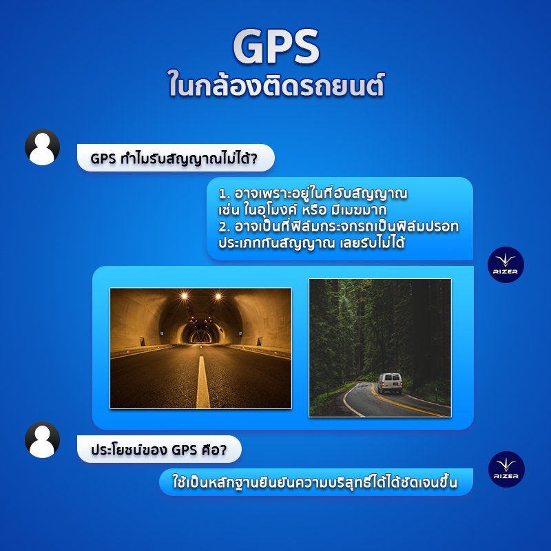 ตอบคำถาม GPS กับ WIFI ของกล้องติดรถยนต์