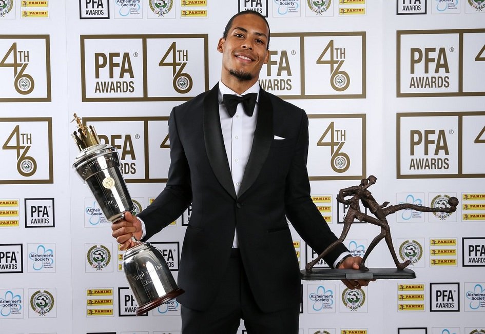 'เวอร์จิล ฟาน ไดจ์ค' คว้ารางวัลนักเตะยอดเยี่ยมแห่งปีของ PFA