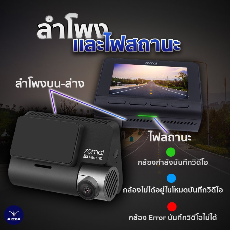 กล้องติดรถยนต์ 70Mai A800s รีวิวกล้องติดรถยนต์ 70Mai A800s
