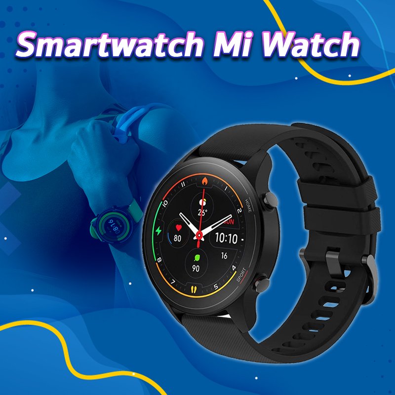 สายรัดข้อมืออัจฉริยะ Smartwatch Mi Watch 5 สายรัดข้อมืออัจฉริยะหรือนาฬิกาอัจฉริยะน่าใช้ราคาแค่หลักพัน