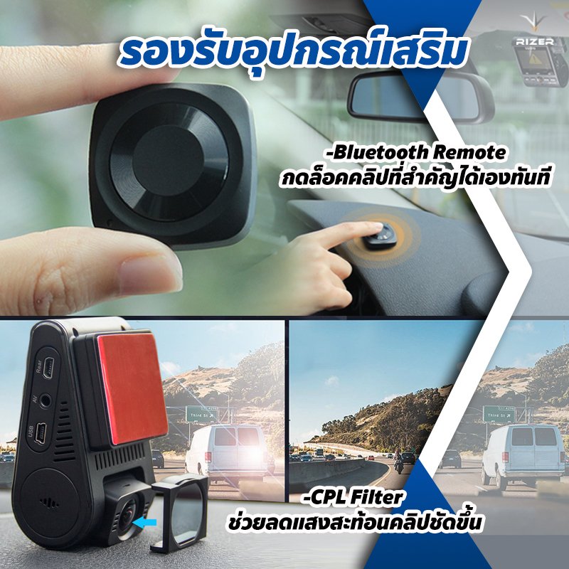 กล้องติดรถยนต์ VIOFO A129 Pro Duo กล้องติดรถยนต์ VIOFO A129 Pro Duo