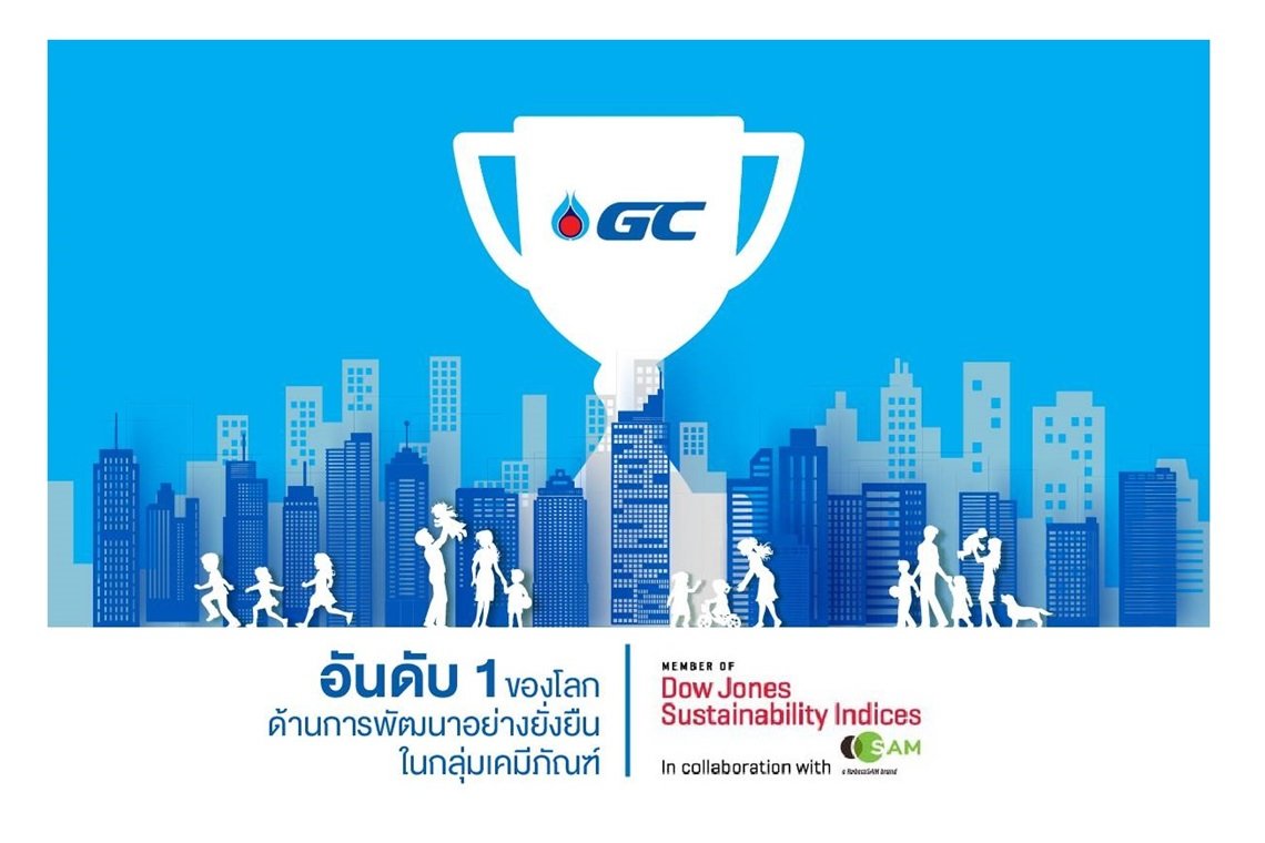 GC คว้าอันดับ 1 ดัชนีความยั่งยืนระดับโลก DJSI ปี 2019