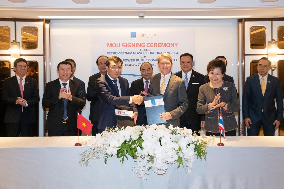 BGRIM และ Petrovietnam Power ลงนามสร้างโรงไฟฟ้า