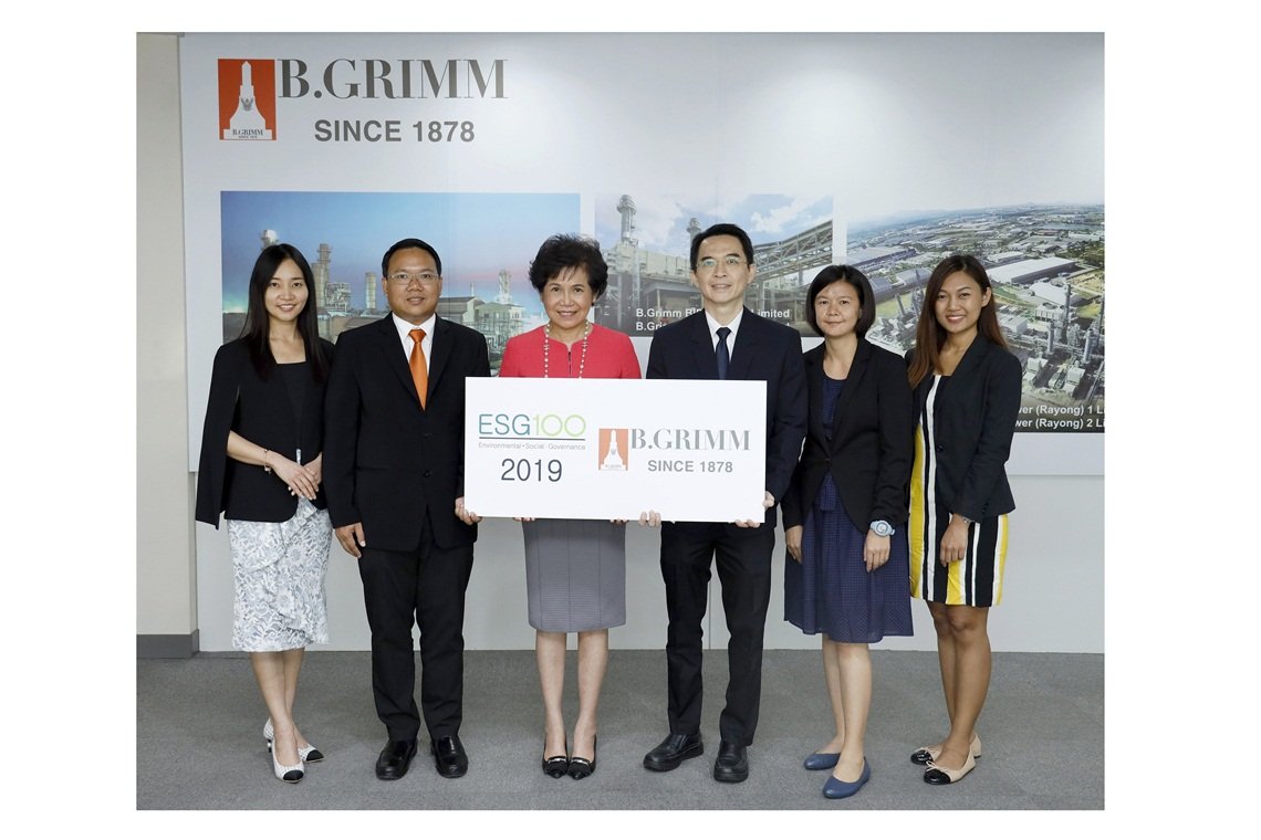BGRIM คว้ารางวัลหุ้นยั่งยืน ESG 100