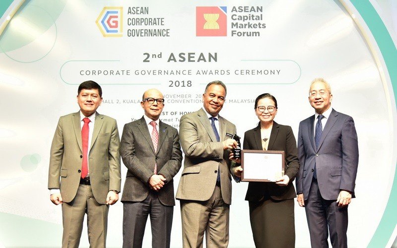 ไทยออยล์รับรางวัล “TOP 50 ASEAN PLCs”