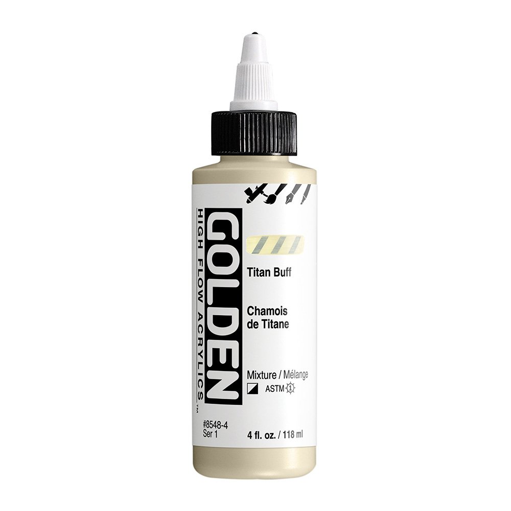 สีอะคริลิค เนื้อเหลว เกรดอาร์ตติส : Titan Buff