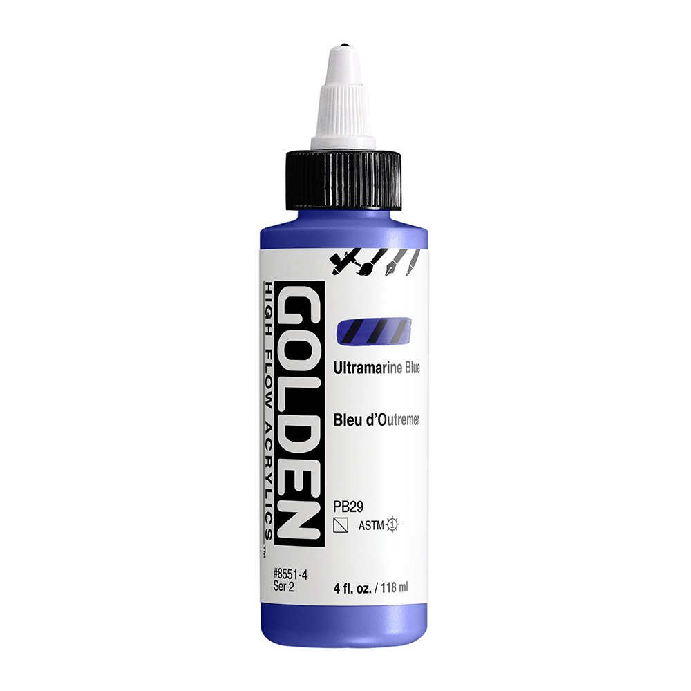 สีอะคริลิค เนื้อเหลว เกรดอาร์ตติส : Ultramarine Blue