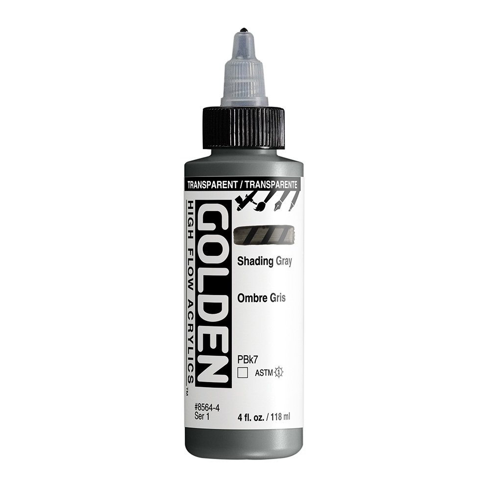 สีอะคริลิค เนื้อเหลว เกรดอาร์ตติส : Transparent Gray