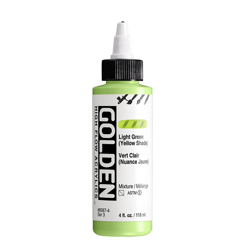 สีอะคริลิค เนื้อเหลว เกรดอาร์ตติส : Light Green Yellow Shade