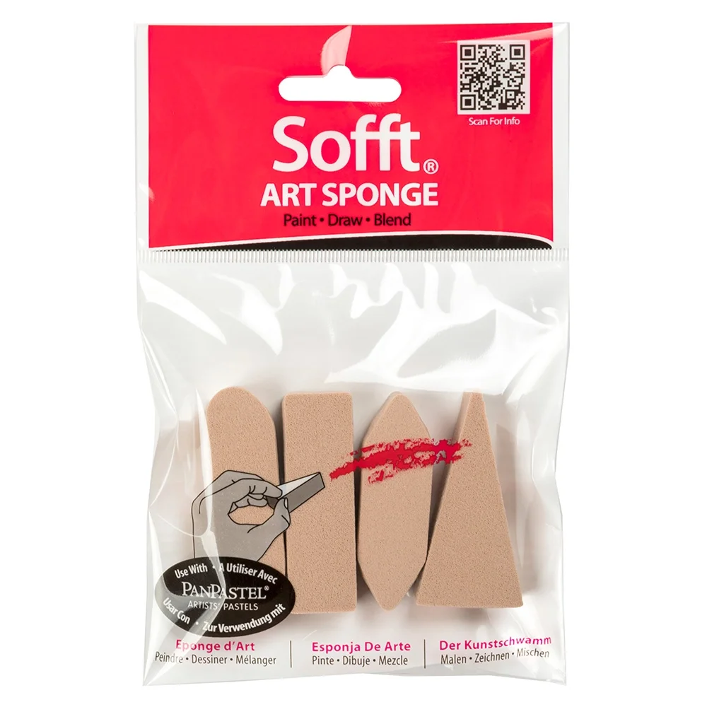 Soft Art Sponge Mixed Shape (For Pan Pastel)