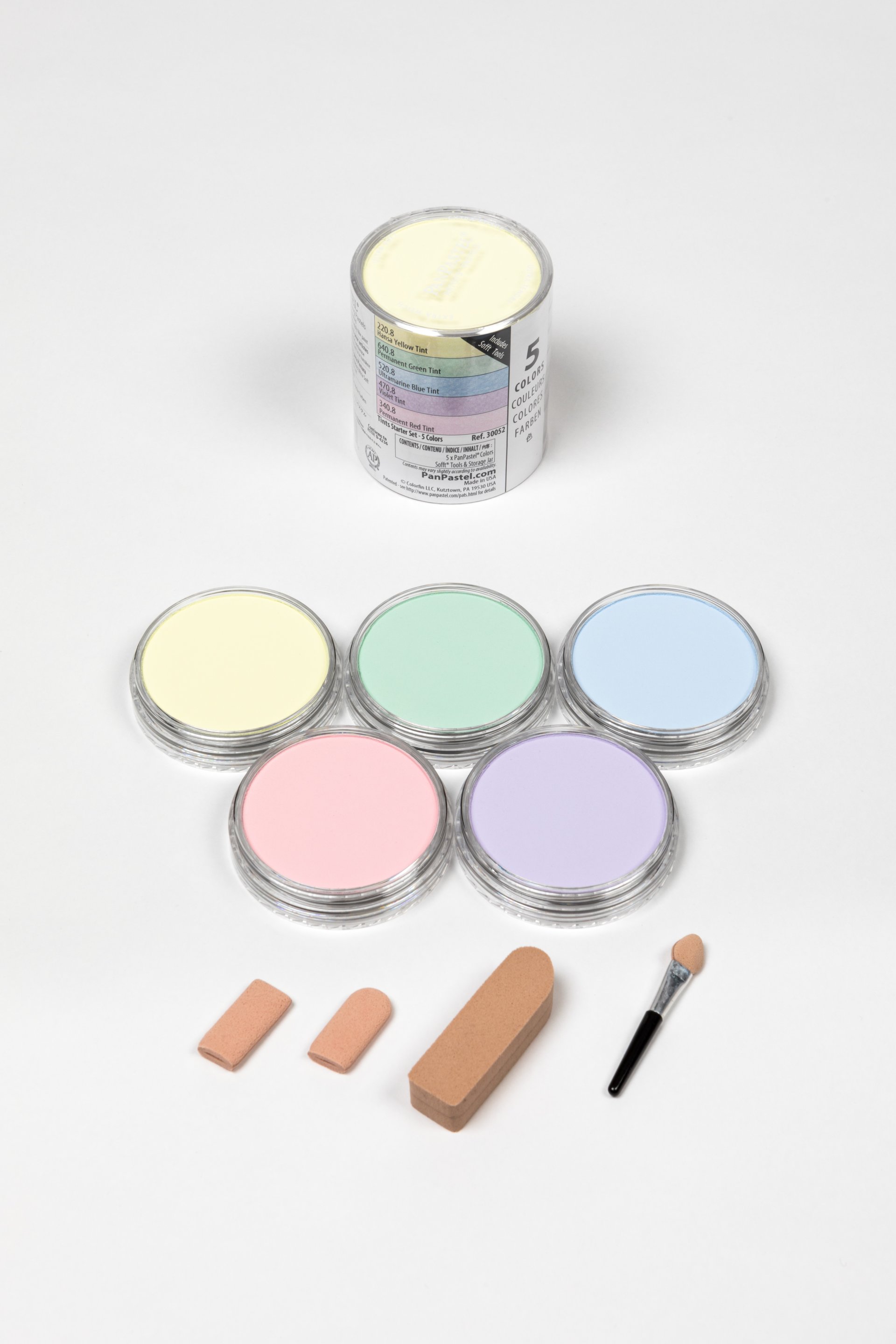 ตลับสีพาสเทล Set 5 Starters Tints / Golden Acrylic Colors 9ml
