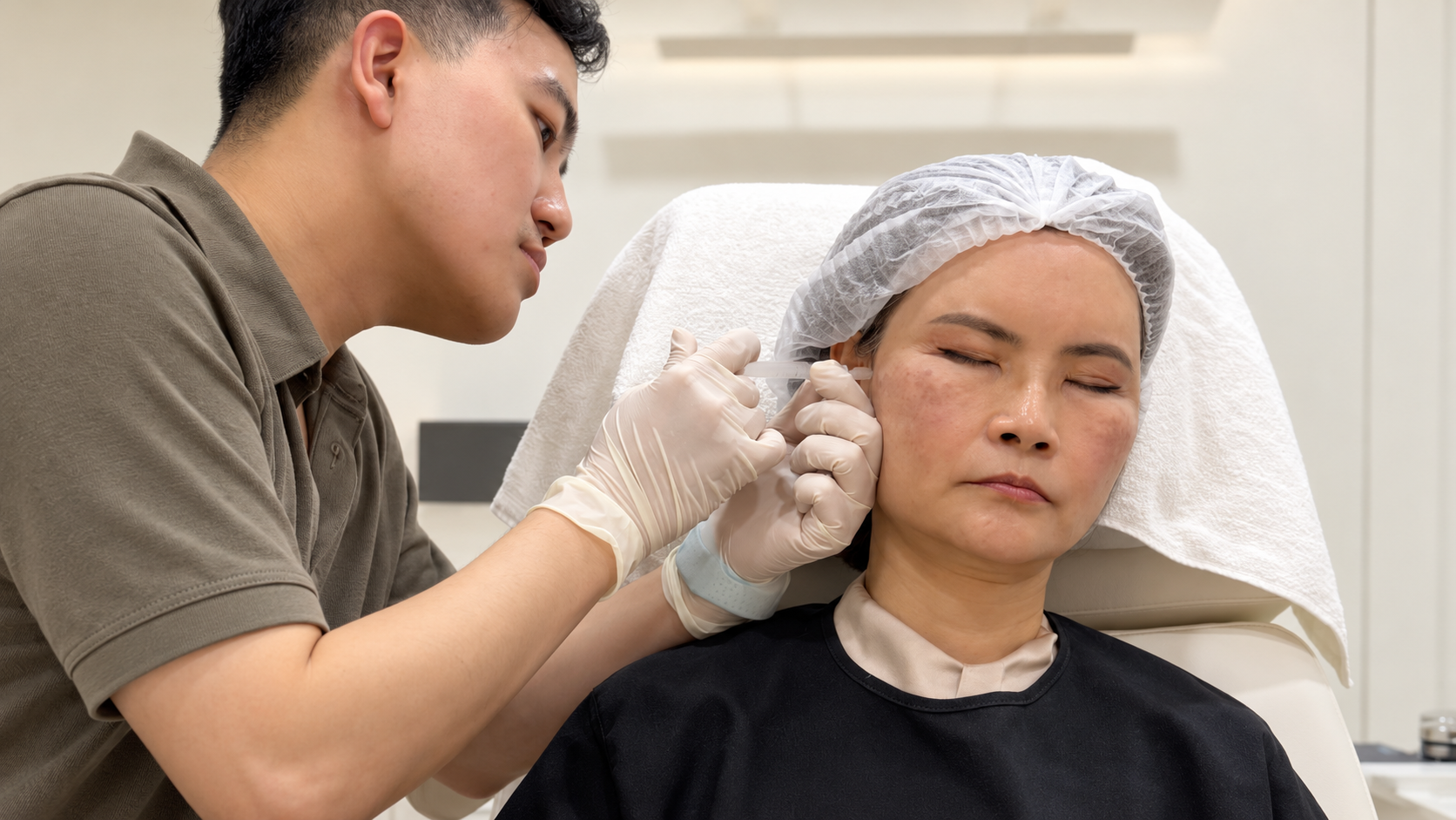 คุณหมอดูแลผู้รับบริการโปรแกรม MESP ที่ Evera Wellness Clinic