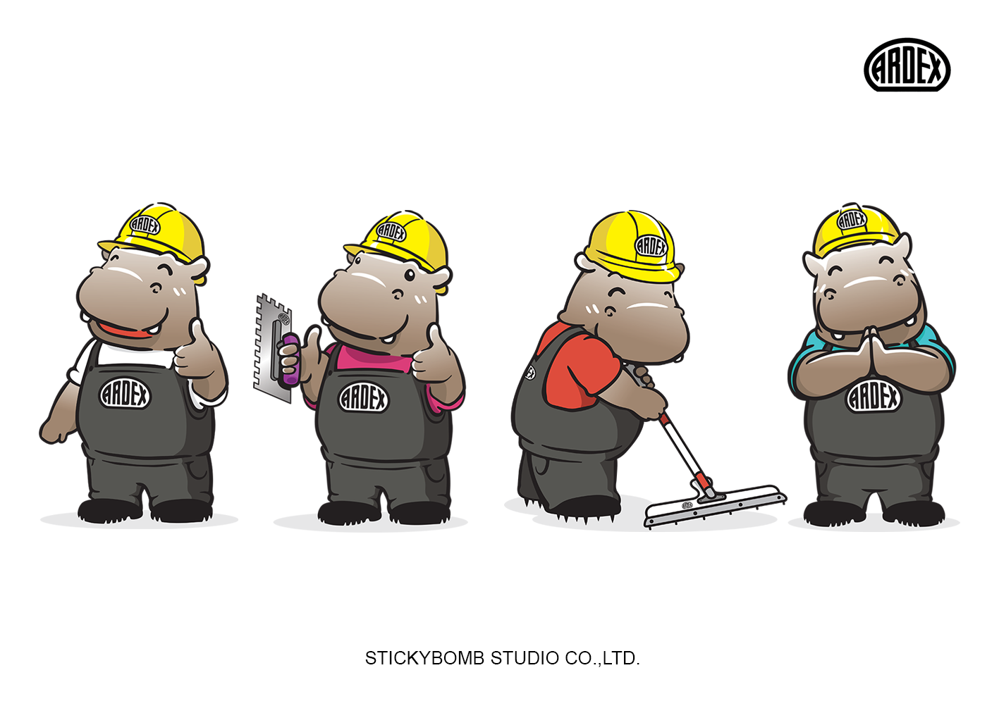 "Ardex Thailand" Mascot Design