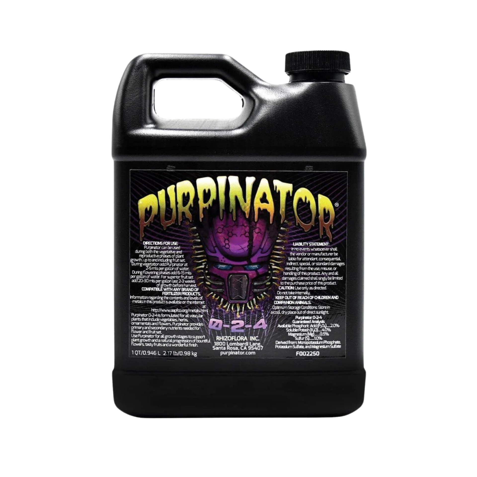 Purpinator - General Hydroponics - 1 Qt. Size