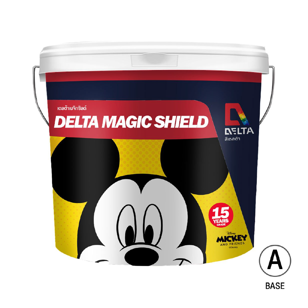 DELTA สีน้ำกึ่งเงาภายใน รุ่น Magic Shield