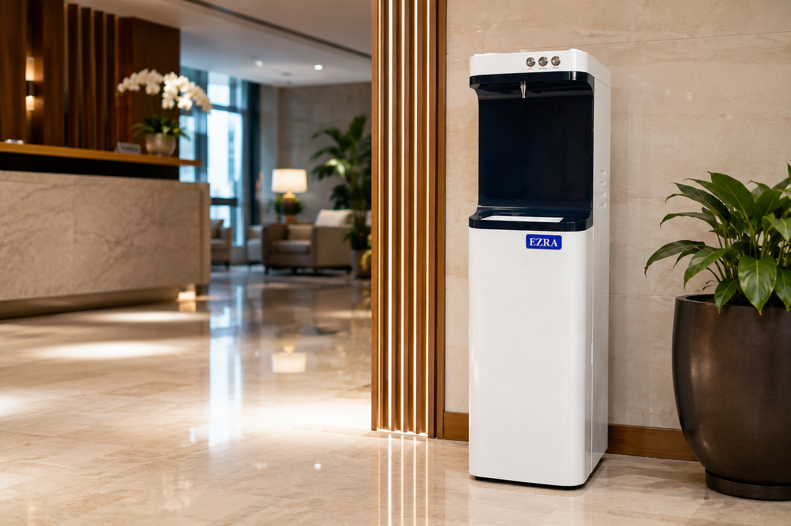 Dispenser ezra di lobi hotel