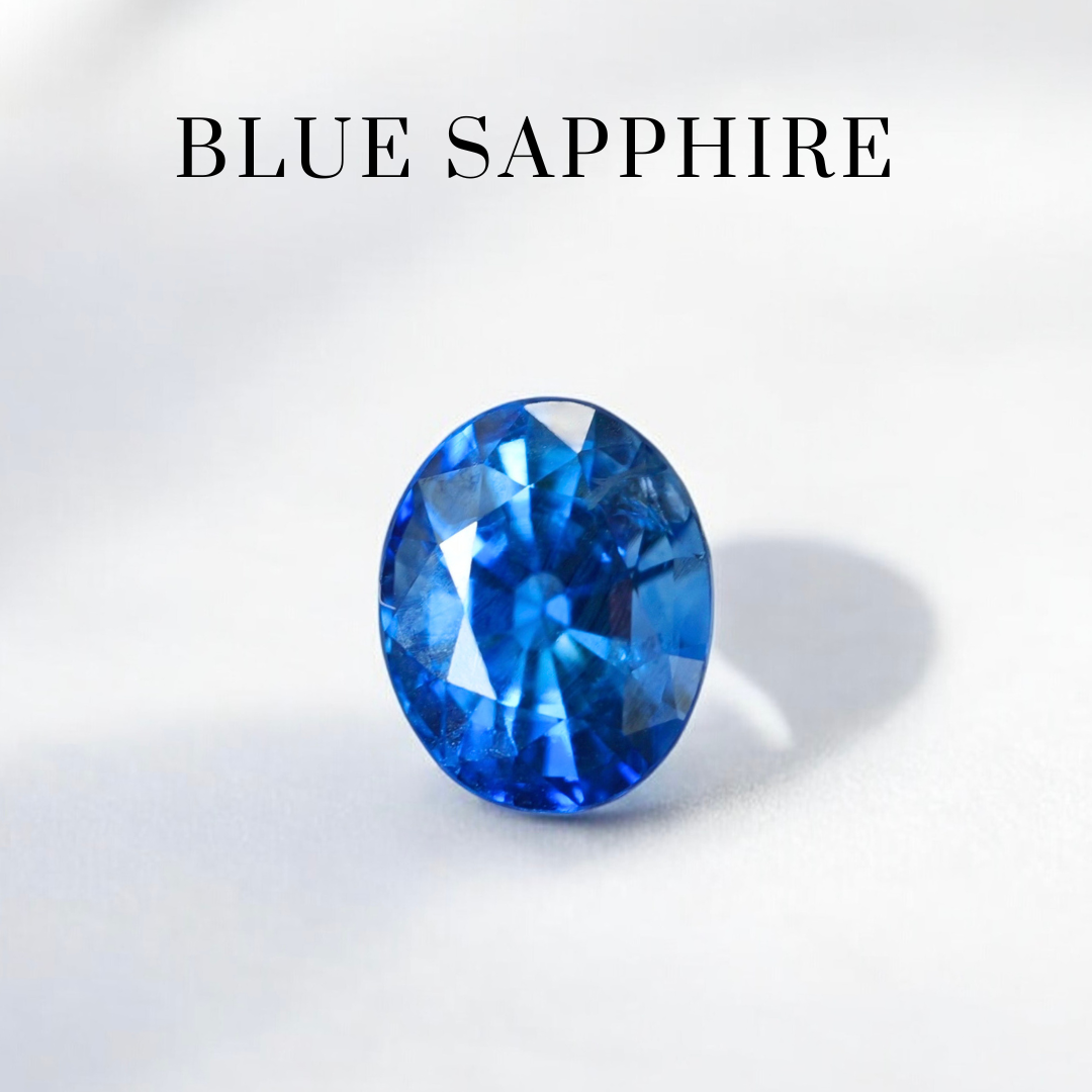 0.89 ct. / Sapphire (Blue) / H