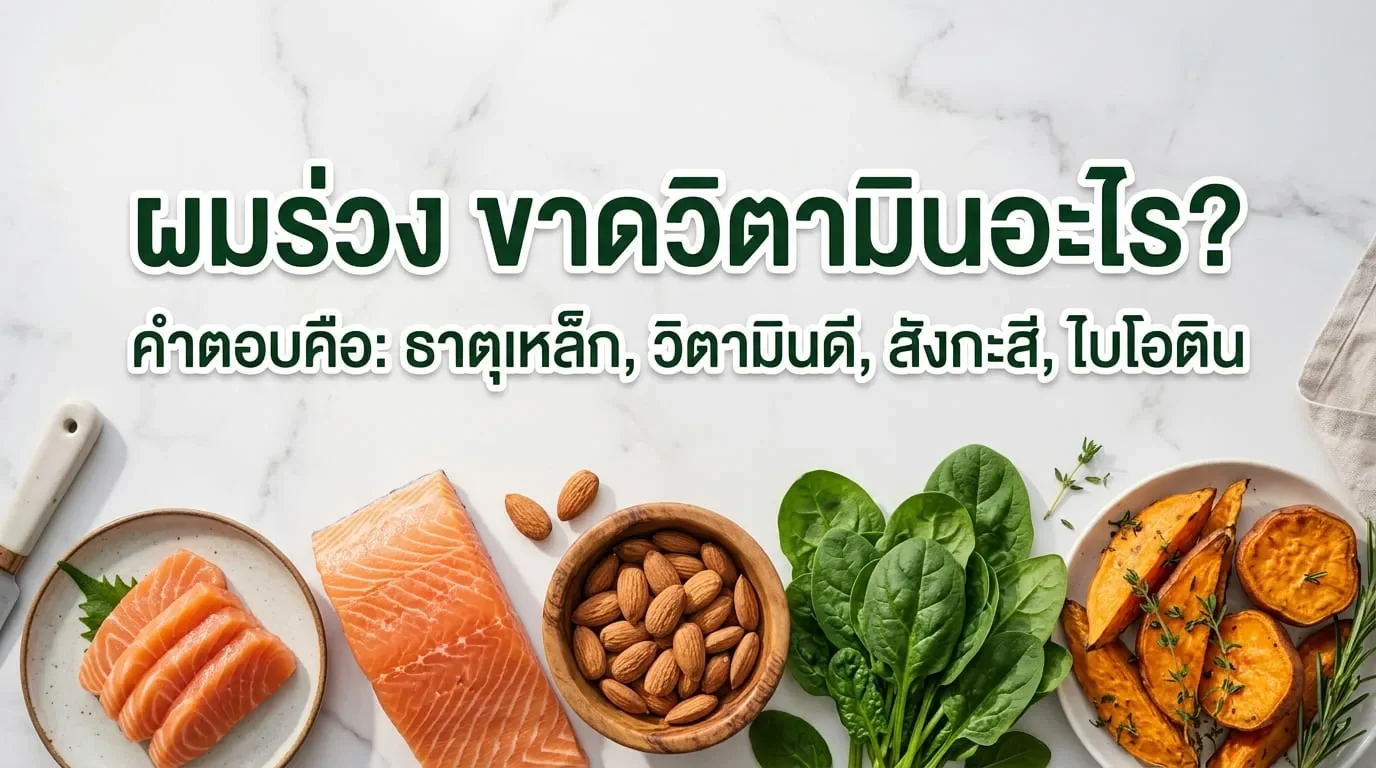 ผมร่วง มักขาดวิตามินอะไร