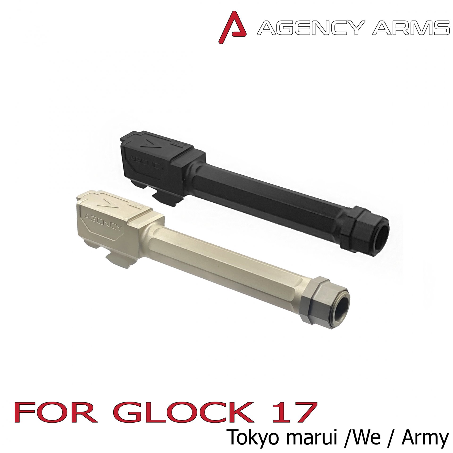 Agency arm Threaded outer Barrel Glock 17/18