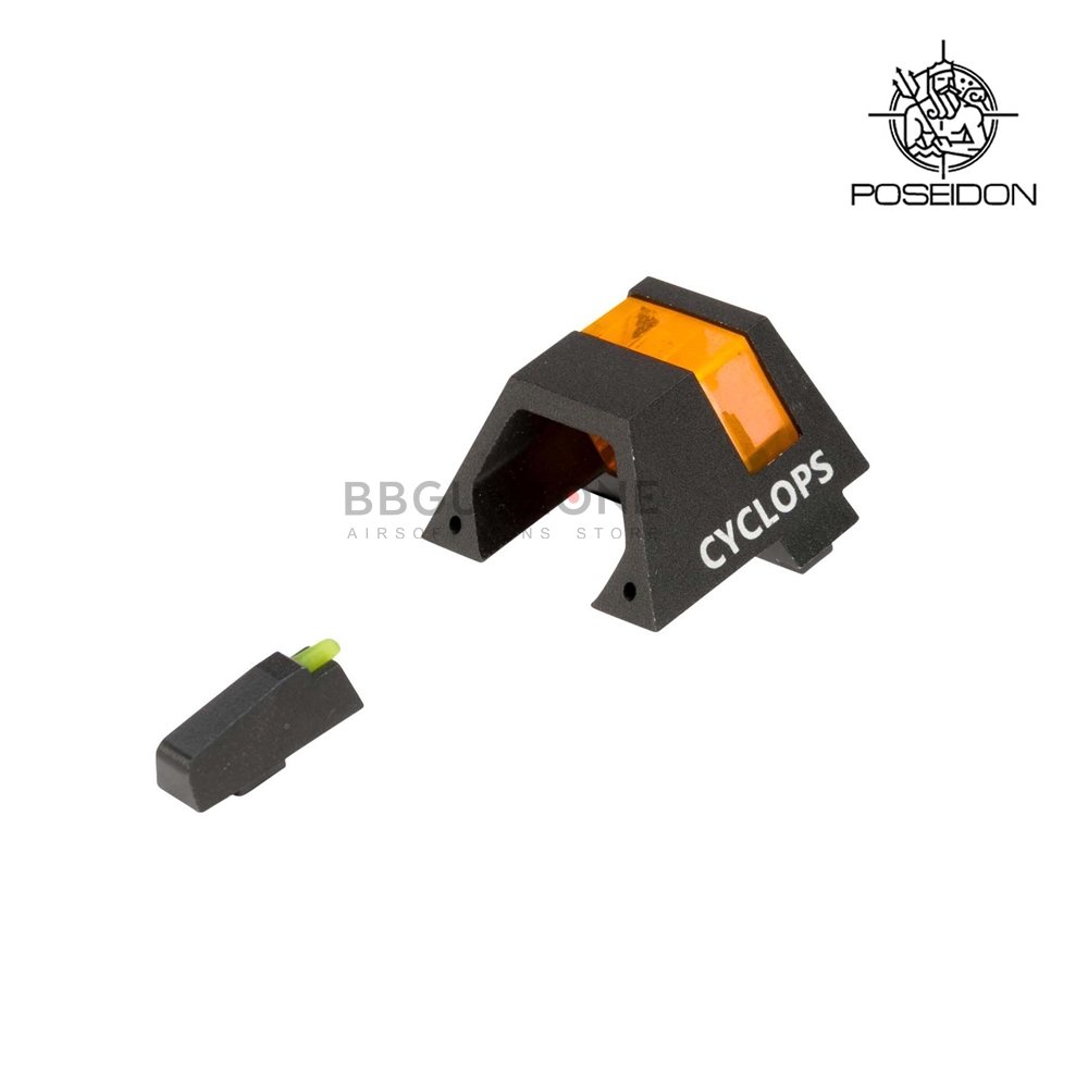 Poseidon Cyclops Front and Rear Sight for GLOCK