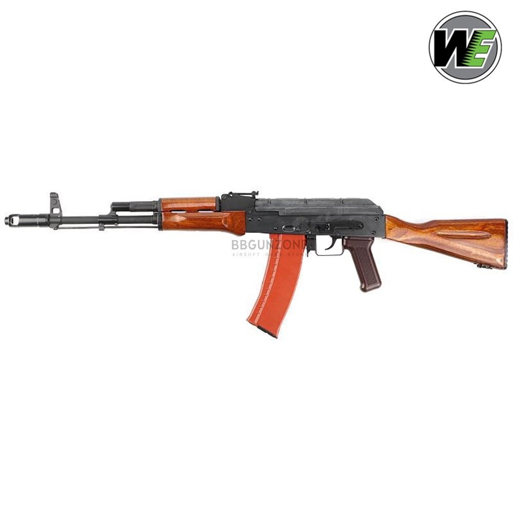 WE Steel Frame AK74 GBB Rifle (Real Wood Version)