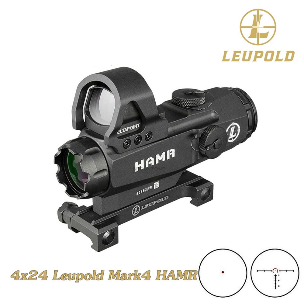 Leupold Mark 4 Tactical HAMR 4x 24 With DeltaPoint