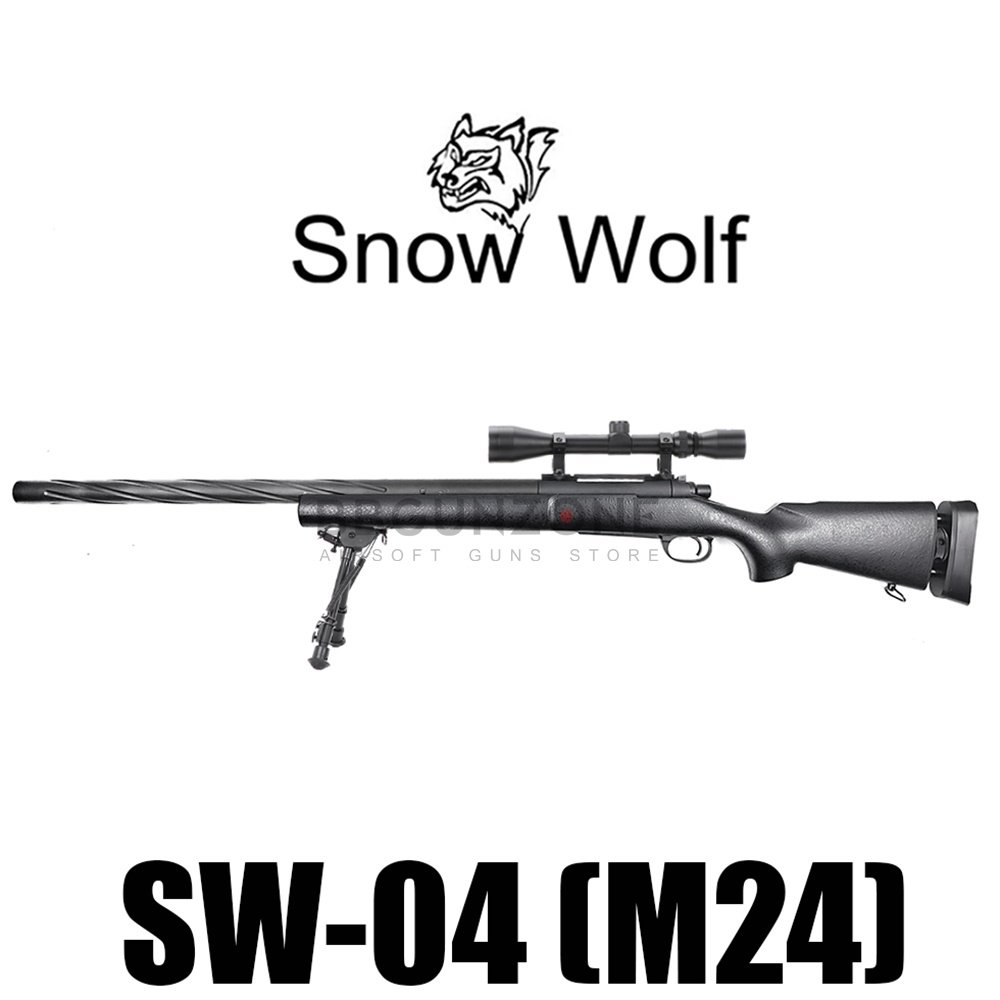 Snow wolf M24 SW-04DW ลำกล้องนอกเซาะร่องเกลียว อัพเกรด 2020