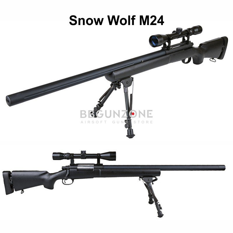 Snow wolf M24 กล้อง+ขาทราย อัพเกรด
