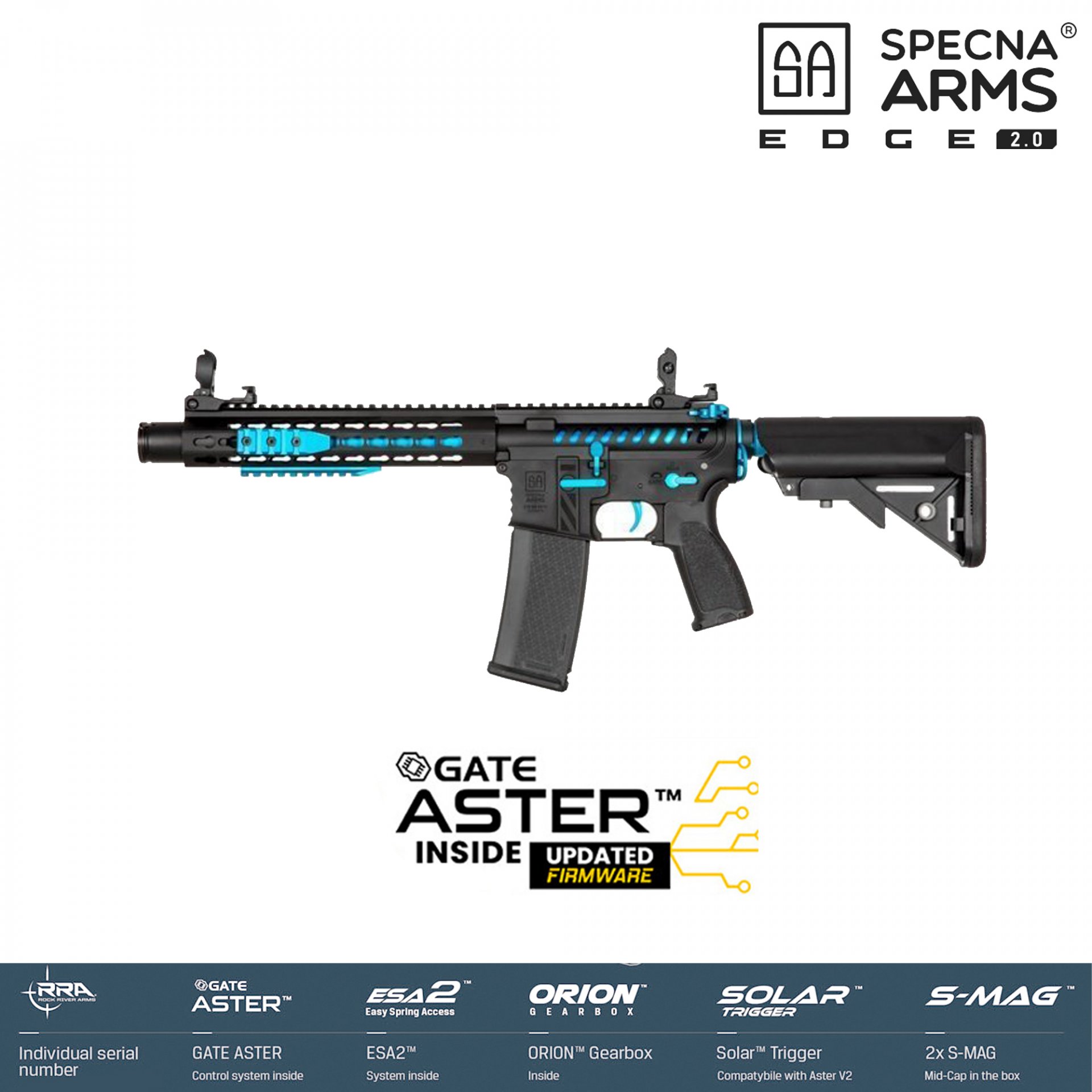 Specna Arm SA-E40 EDGE 2.0™ M4 URX4 BLUE