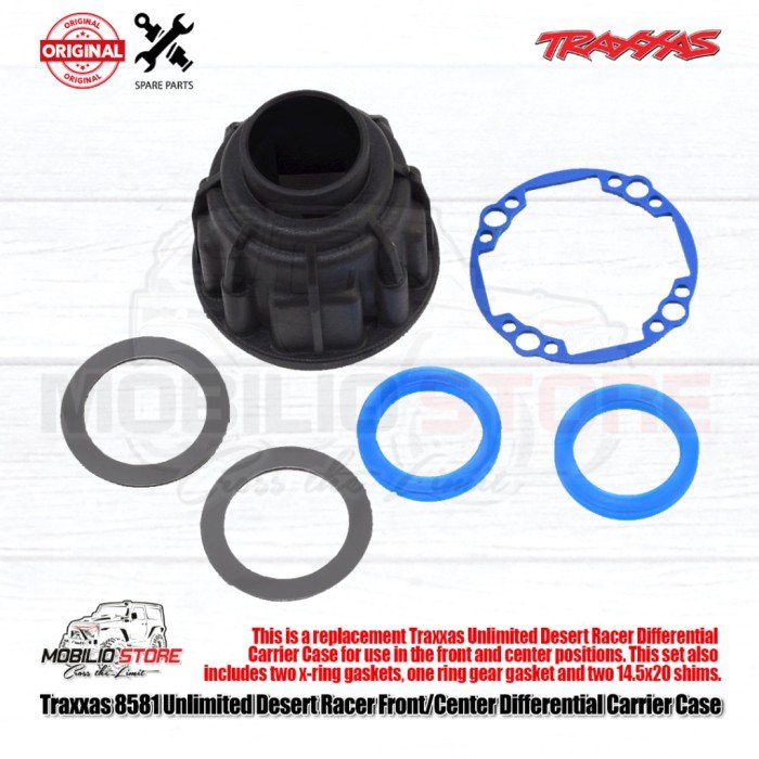 Traxxas #8581 UDR Differential Carrier Case Unilimited Desert Racer