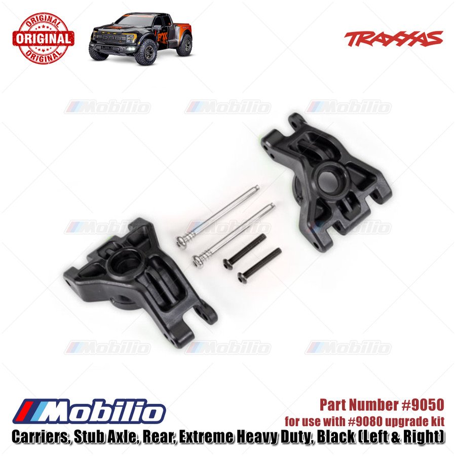 Traxxas Part #9050 Left and Right Stub Axle Carriers for the Extreme Heavy Duty Upgrade Kit 9080 RC Ford ST Rally Raptor Rustler Slash Stampede