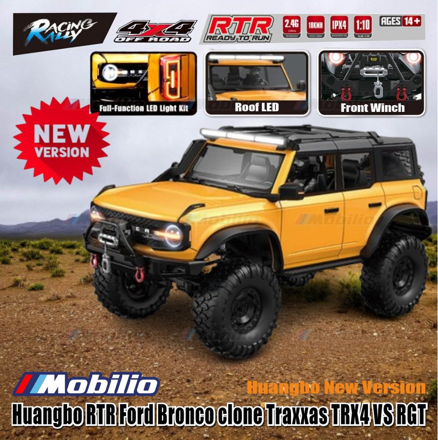 Huangbo HB R1001/2/3 RTR Ford Bronco RC 1/10 313 Crawler Adventure