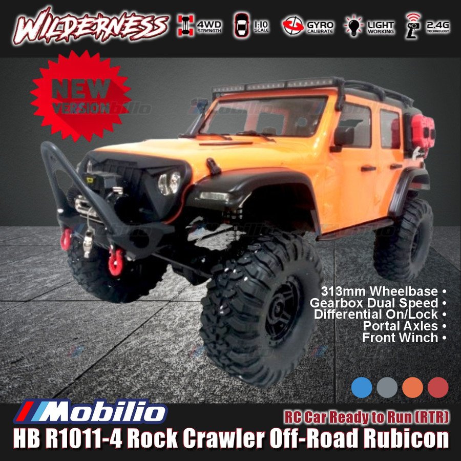 Wilderness HB R1011 /12/13/14 Rock Crawler Off-Road Rubicon RC 1/10 ...