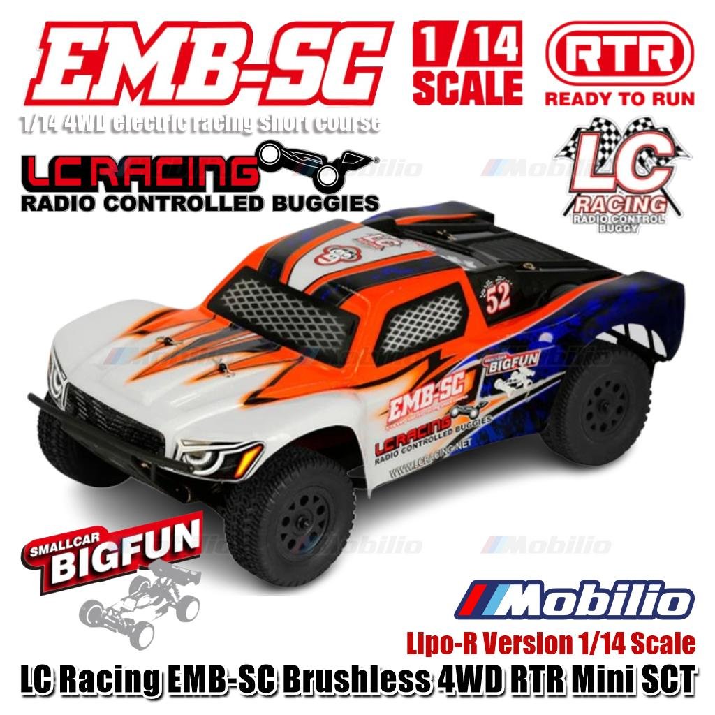 Lc Racing Sc LC Racing EMB-SC Brushless 4WD Mini Short Course Truck Lipo-R Version 1 ...