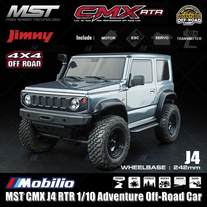 MST CMX J4 Jimny RTR 242mm Wheelbase RC Adventure