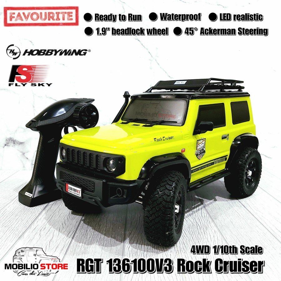 RC RGT 136100 V3 1/10 Scale 4WD Rock Crawler Cruiser RTR