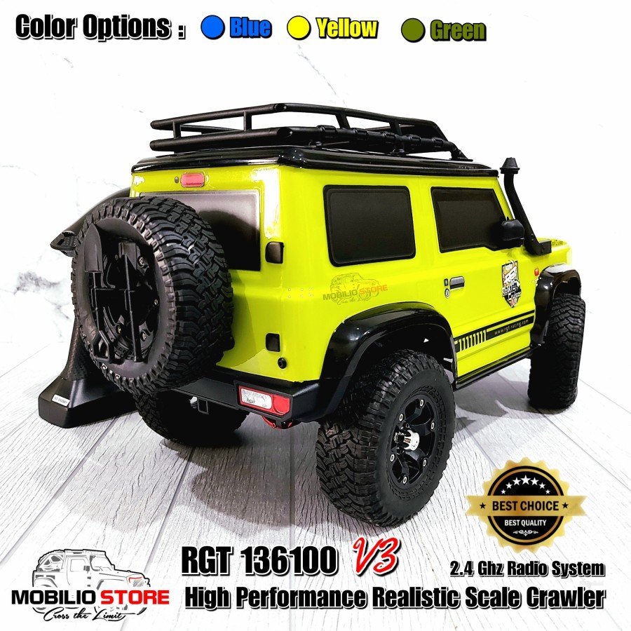 RC RGT 136100 V3 1/10 Scale 4WD Rock Crawler Cruiser RTR