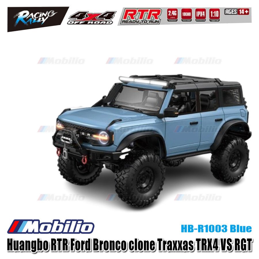 Huangbo HB R1001/2/3 RTR Ford Bronco RC 1/10 313 Crawler Adventure