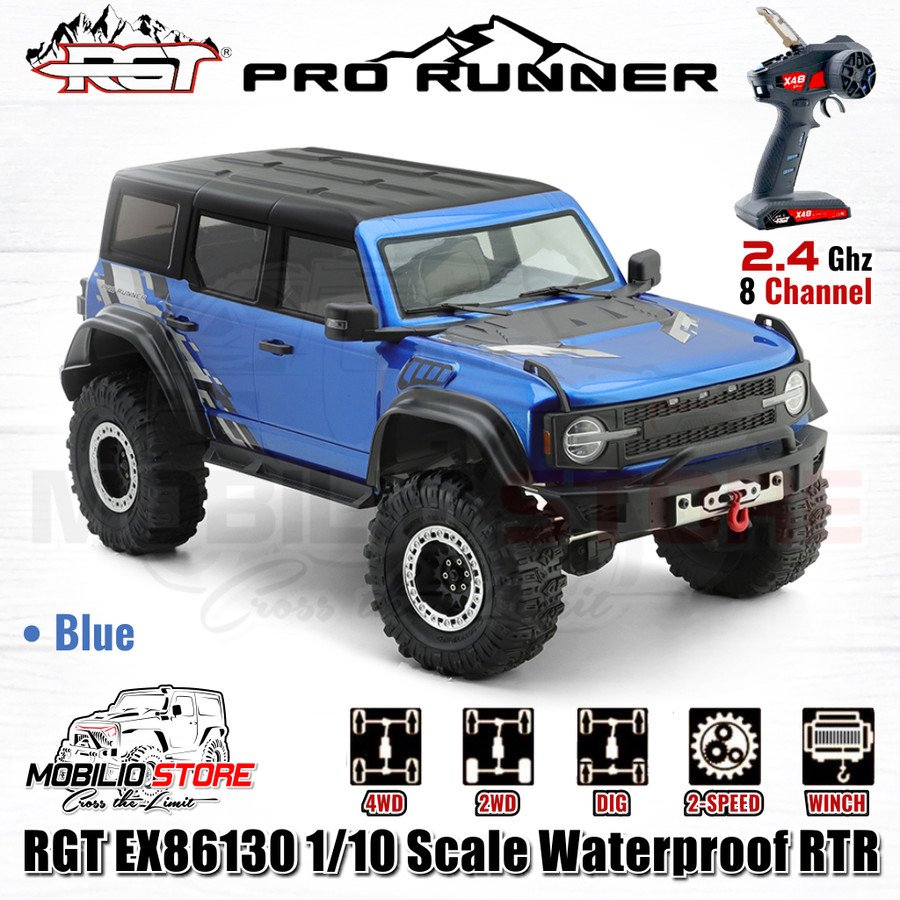 RGT EX86130 Pro Runner 1/10 Scale Waterproof RTR