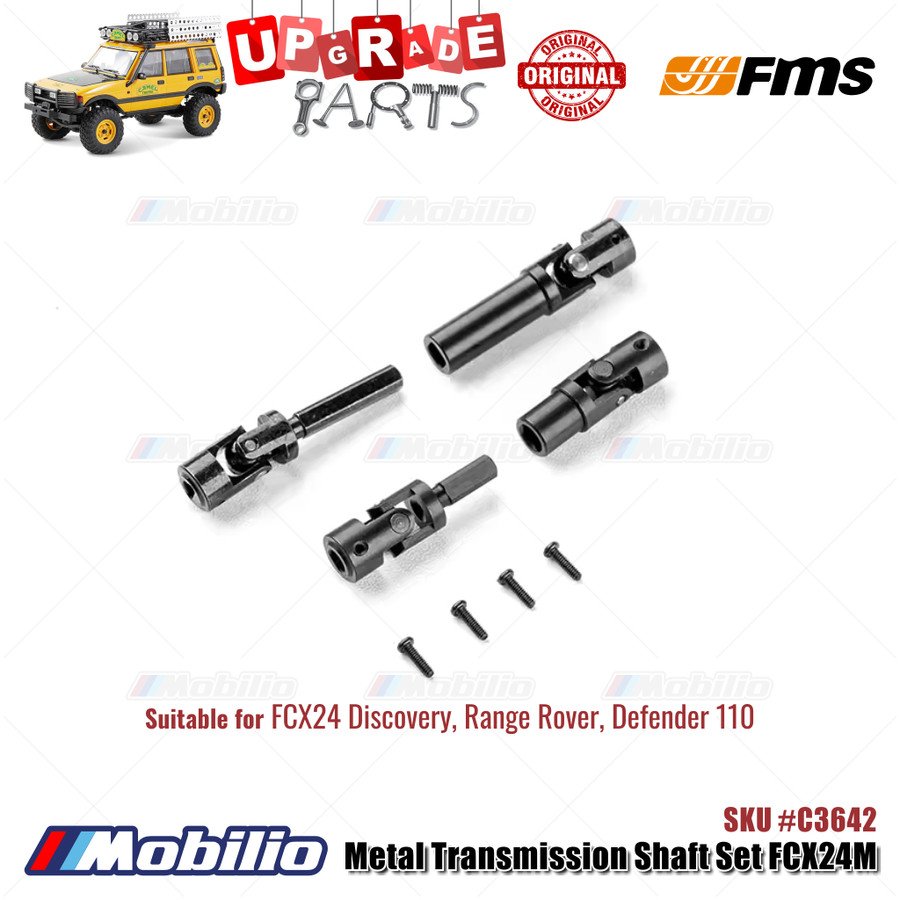 FMS Part #C3642 Metal Transmission Shaft Set FCX24M Kopel RC