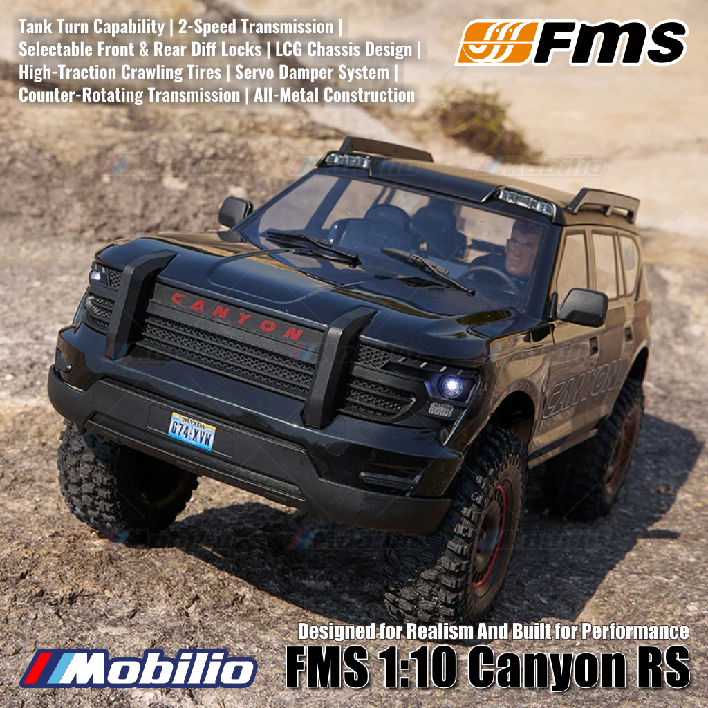 FMS 1:10 Canyon RS Designed for Realism And Built for Performance RC ...
