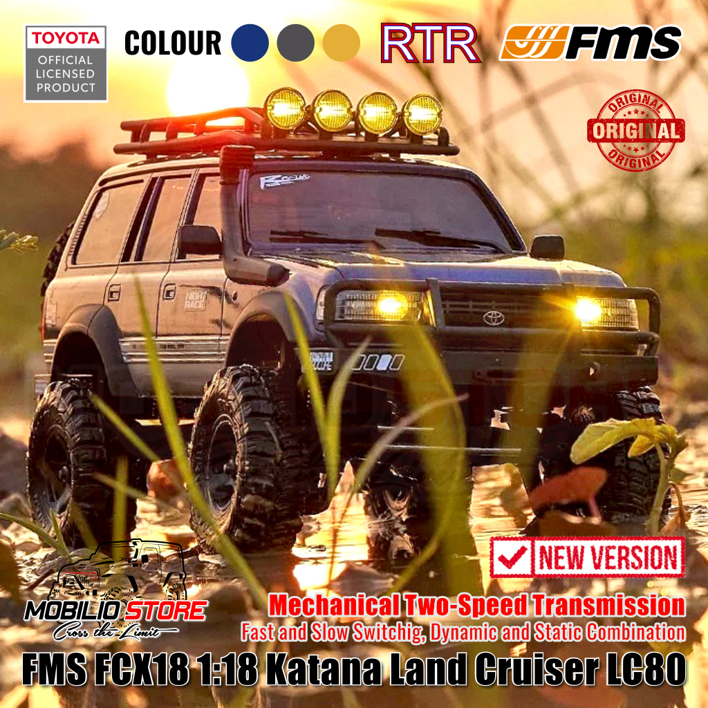 FMS 1:18 FCX18 LC80 Toyota Land Cruiser 80 RTR