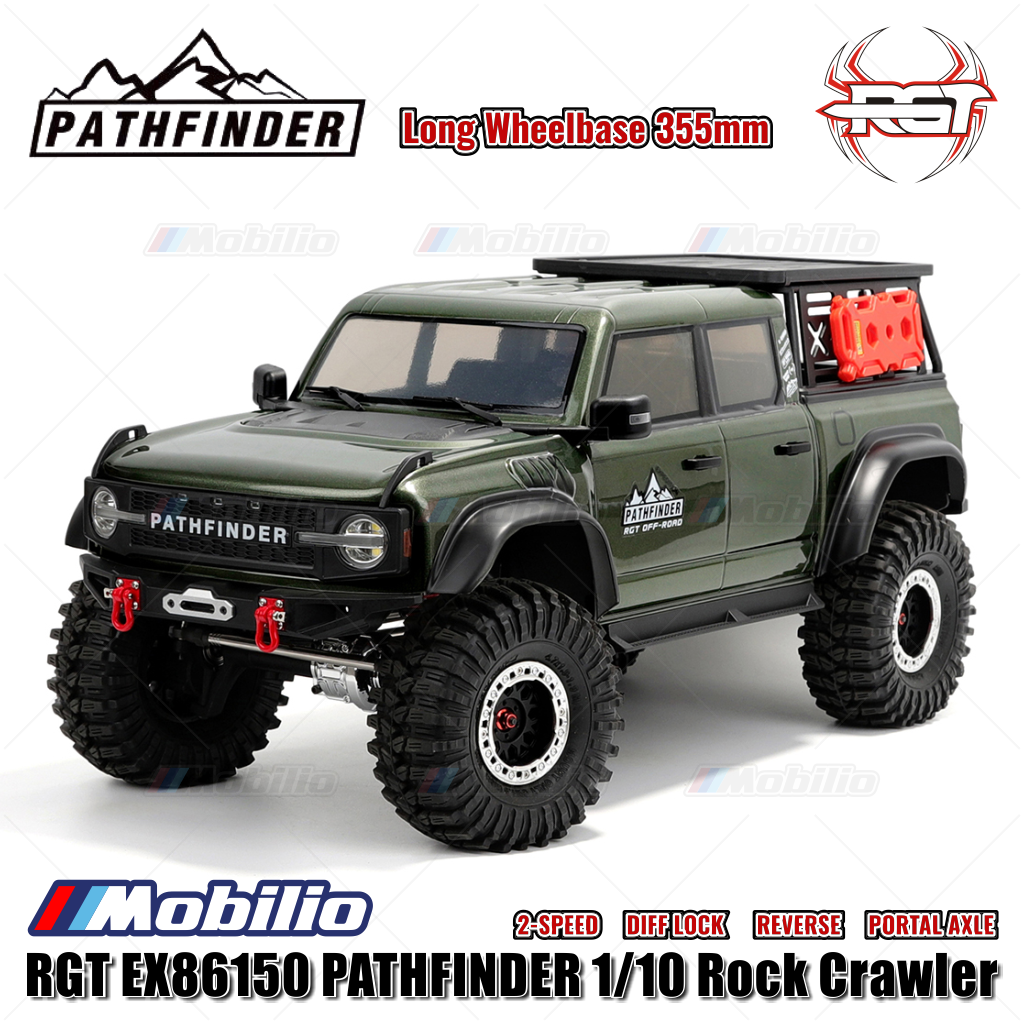 RGT EX86150 PATHFINDER 1/10 Long WB 355mm Rock Crawler RC Adventure RTR