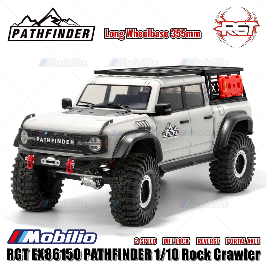 RGT EX86150 PATHFINDER 1/10 Long WB 355mm Rock Crawler RC Adventure RTR