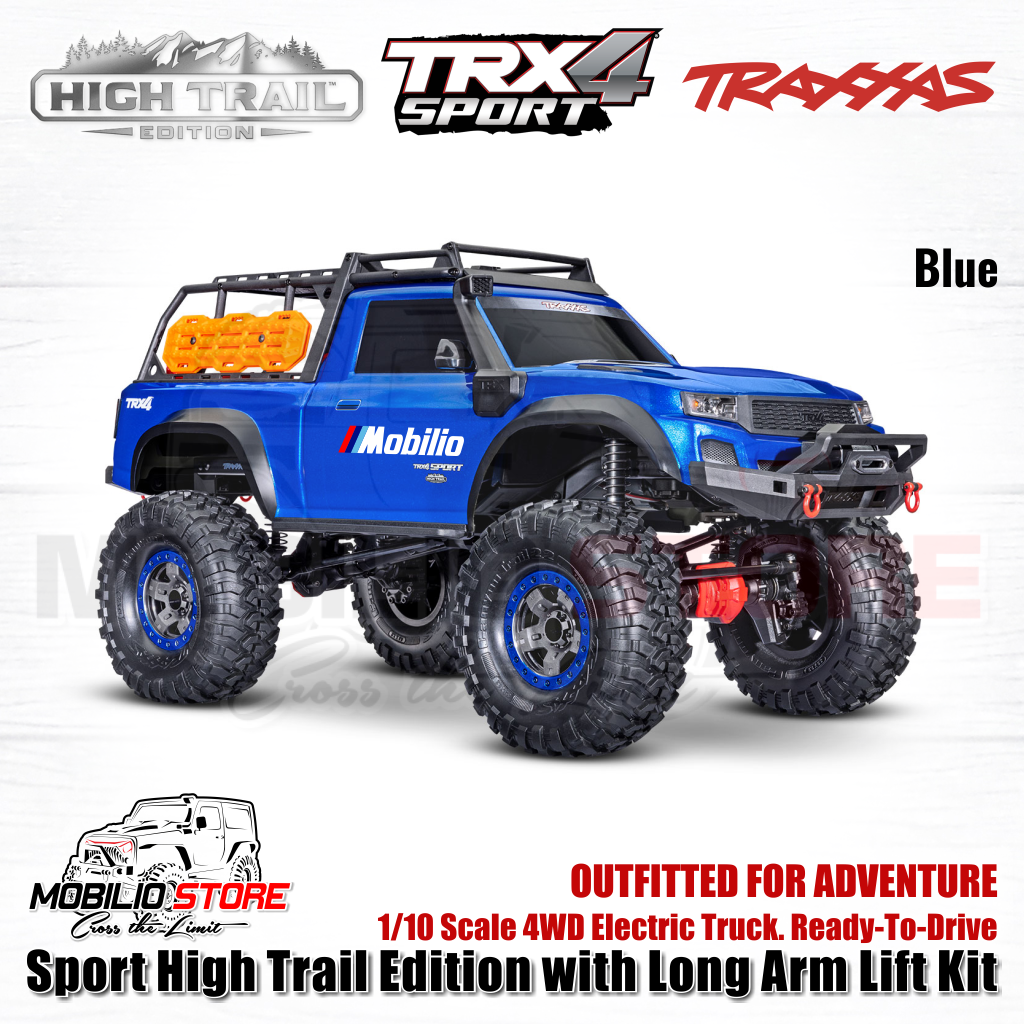 Traxxas 82044-4 TRX4 Sport High Trail Edition with Long Arm RC Crawler ...