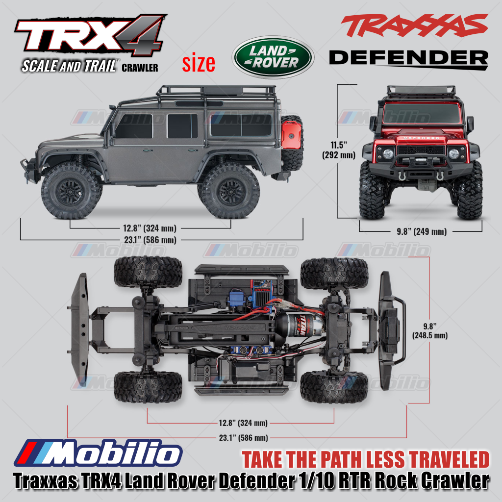 Traxxas TRX-4 Land Rover Defender 1/10 RTR Rock Crawler RC