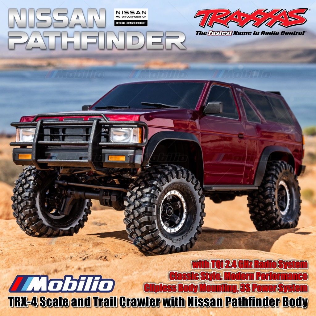 Traxxas 110056-4 TRX-4 Scale and Trail Crawler with Nissan Pathfinder ...