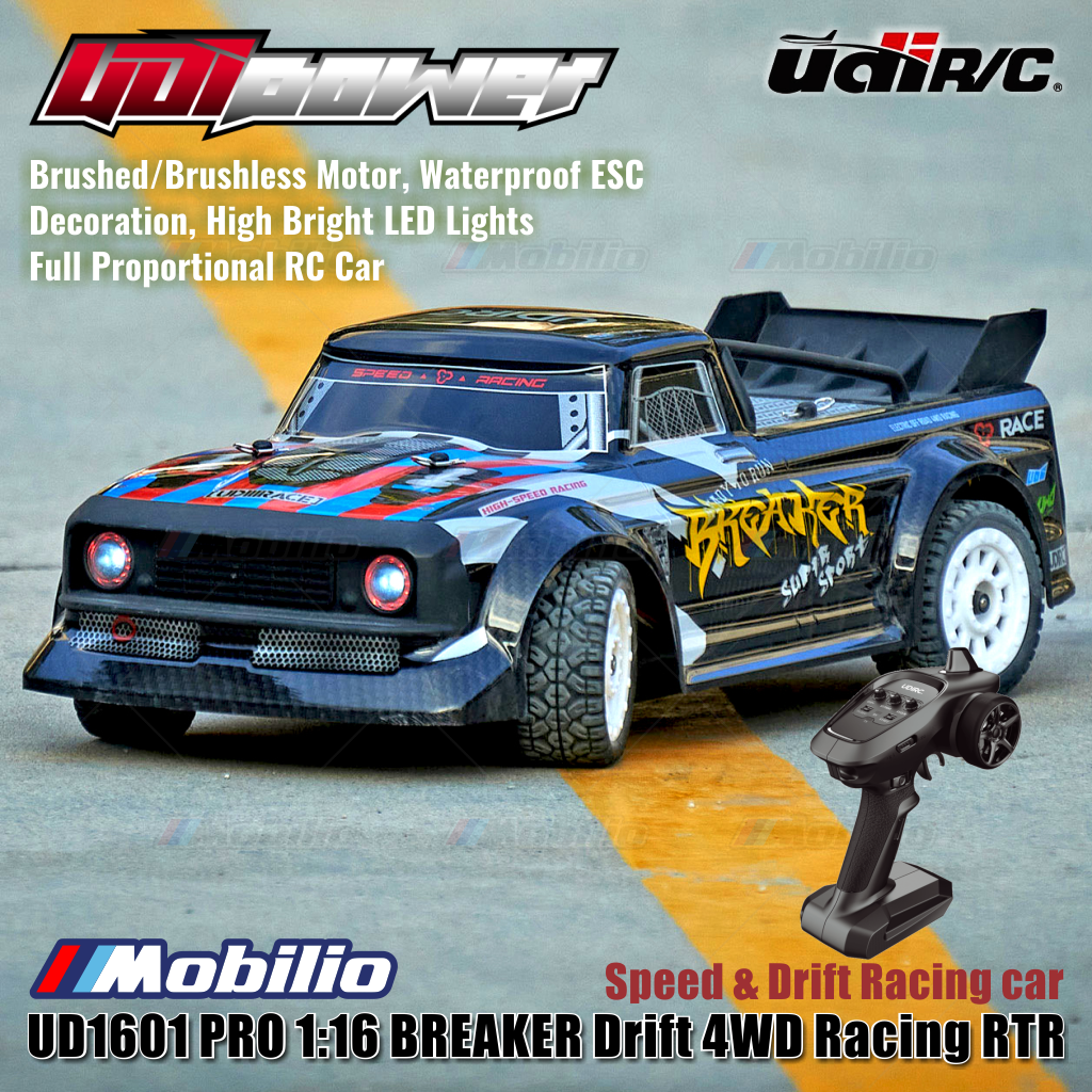 UDIR/C UD1601 Brushed UD1601-PRO Brushless Breaker 4WD 1:16 RTR Speed & Drift Racing RC Car