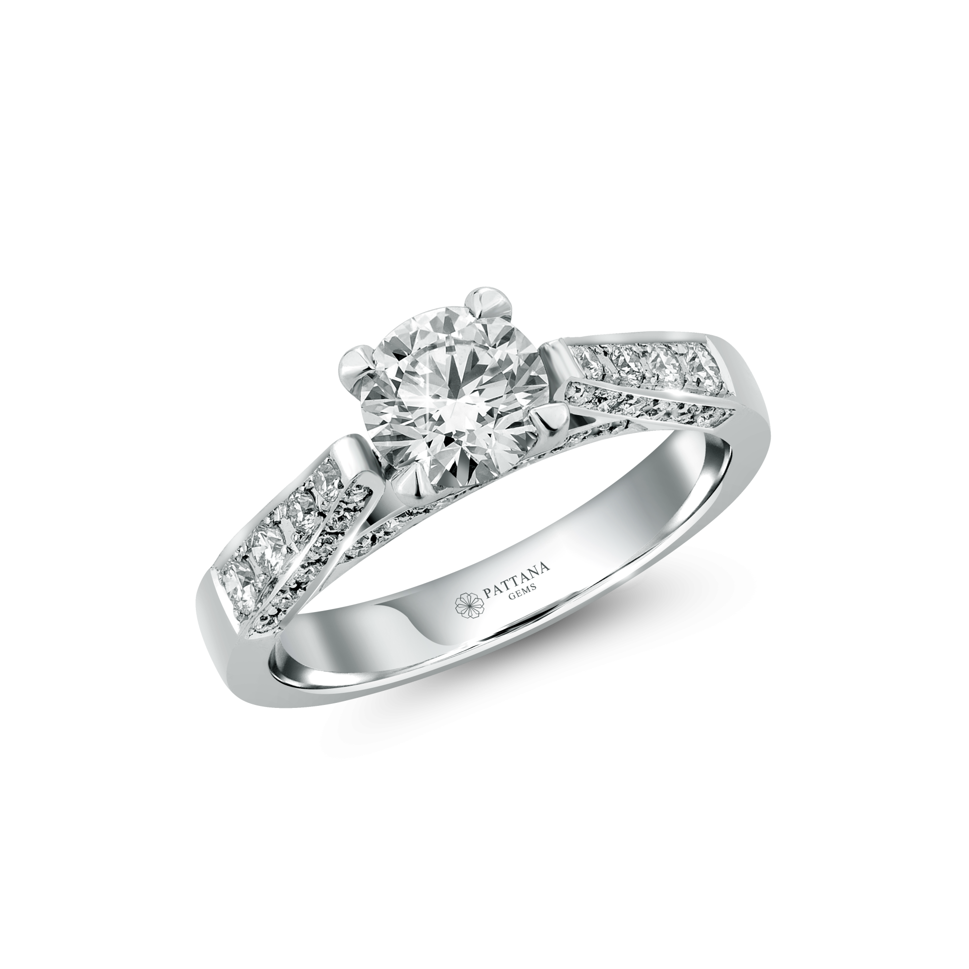 แหวนเพชรแต่งงาน ฝังเพชร 3 มิติ แหวนเพชรแต่งงาน ฝังเพชร 3 มิติ